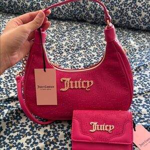 Juicy Couture Hot Pink Shoulder Bag